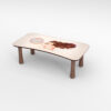 Kinder Tritthocker aus Holz mit Motiv Pet Times Beige