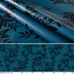 Tischdecke Wachstuch Haus- & Gartentischdecke Liane Efeu Blau
