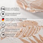 Wachstuch Tischdecke Wachstischdecke Katrin Beige abwaschbare Tischdecke Outdoor