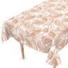 BW20081_52-1 Wachstuch Tischdecke Wachstischdecke Katrin Beige abwaschbare Tischdecke Outdoor – 100x140cm, Schnittkante