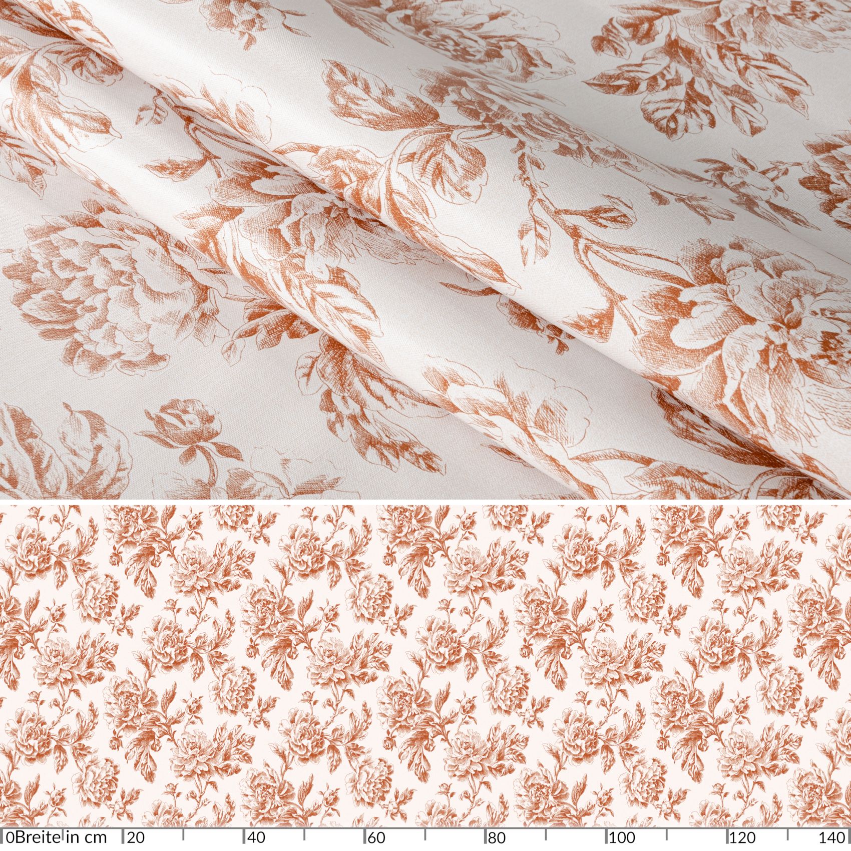 BW20092_20-1 Wachstuch Tischdecke abwaschbar Wachstuchtischdecke Mila Beige Gartentischdecke – 100x140cm, Schnittkante