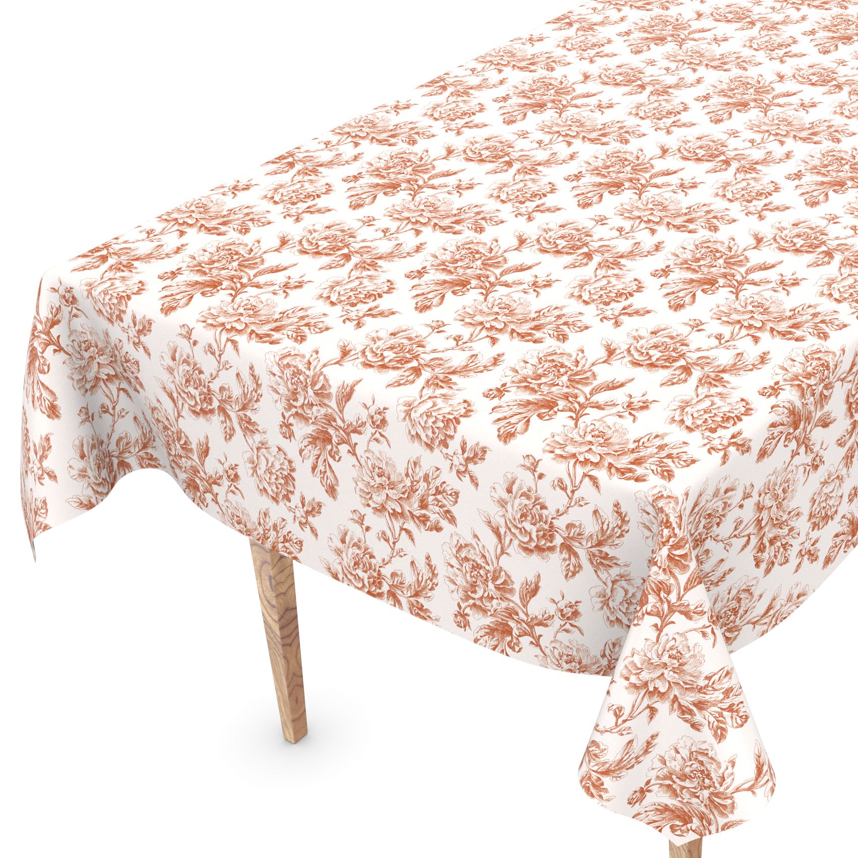 BW20092_52-1 Wachstuch Tischdecke abwaschbar Wachstuchtischdecke Mila Beige Gartentischdecke – 100x140cm, Schnittkante