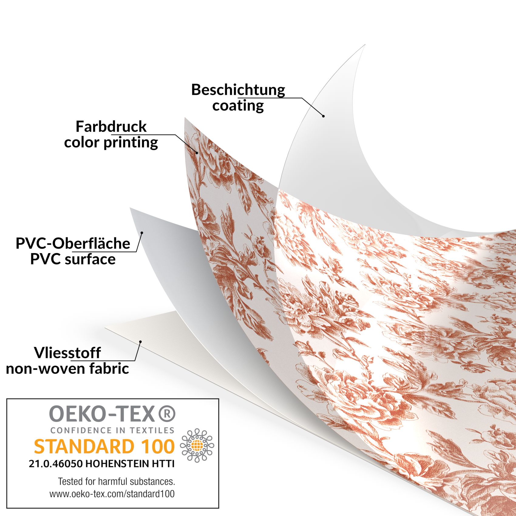 BW20092_80-1 Wachstuch Tischdecke abwaschbar Wachstuchtischdecke Mila Beige Gartentischdecke – 100x140cm, Schnittkante