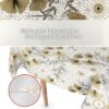 Wachstuch Tischdecke abwaschbar Wachstischdecke Meterware Pusteblume Modern Outdoor Tischdecke Gartentischdecke