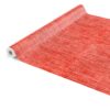Wachstuch Tischdecke Wachstischdecke Gartentischdecke Outdoor Indoor Leinenoptik Rot