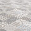 Tischdecke Fliese Mosaik Karo Kachel Beige pflegeleicht abwaschbar Wachstuch Wachstuchtischdecke
