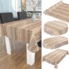 Wachstuchtischdecke Wachstuch Tischdecke abwaschbar Flecht Jute Optik Beige pflegeleicht