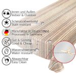 Wachstuchtischdecke Wachstuch Tischdecke abwaschbar Flecht Jute Optik Beige pflegeleicht