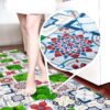 PVC Läufer für Flur Küche Bad – Isolierend Fliesengarten Mehrfarbig 80cm Breit