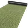 Premium Läufer Küchen Teppich rutschfest waschbar Flechtoptik Grün 65cm Breit