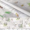 Wachstuch Tischdecke Wachstischdecke Orchidee Spa abwaschbare Tischdecke Outdoor Gartentischdecke – 100x140cm, Schnittkante