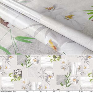 Wachstuch Tischdecke Wachstischdecke Orchidee Spa abwaschbare Tischdecke Outdoor Gartentischdecke