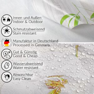 Wachstuch Tischdecke Wachstischdecke Orchidee Spa abwaschbare Tischdecke Outdoor Gartentischdecke