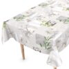 Wachstuch Tischdecke Wachstischdecke Orchidee Spa abwaschbare Tischdecke Outdoor Gartentischdecke – 100x140cm, Schnittkante