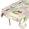 Wachstuch Tischdecke abwaschbar Wachstischdecke Meterware Jäger Motiv Outdoor Tischdecke Gartentischdecke