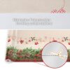 D0019A_32-4 Weihnachtstischdecke Wachstuch Tischdecke abwaschbar Wachstischdecke Weihnachstskranz – 1000x140cm (10m), Schnittkante