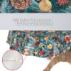 D0020A_33-5 Weihnachtstischdecke Wachstuch Tischdecke abwaschbar Wachstischdecke Tannenbaum – Oval 260x140cm, Schnittkante