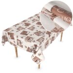 Wachstuch Tischdecke abwaschbar Wachstischdecke Meterware Coffee Time Outdoor Tischdecke Gartentischdecke