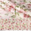 Wachstuchtischdecke abwaschbare Tischdecke Outdoor Natalie Blumen Gartentischdecke wetterfest – 100x140cm, Schnittkante