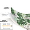 Wachstuch Tischdecke abwaschbar Wachstischdecke Meterware Palmenblätter Grün Outdoor Tischdecke Gartischdecke