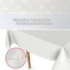 Wachstuch Tischdecke abwaschbar Wachstischdecke Meterware Karo Quadrat Weiß Outdoor Tischdecke Gartentischdecke