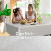 Wachstuch Tischdecke abwaschbar Wachstischdecke Meterware Karo Quadrat Weiß Outdoor Tischdecke Gartentischdecke