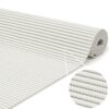 Weichschaummatte Badematte rutschfest Badvorleger Meterware Antirutschmatte Uni Weiß 65cm Breite – 100x65cm