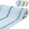 Weichschaummatte Badematte rutschfest Badvorleger Meterware Antirutschmatte Teppich Blau/Braun/Grün 65cm Breite
