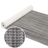 Badematte Weichschaummatte Meterware Badvorleger Leinenoptik Schwarz Breite 65cm