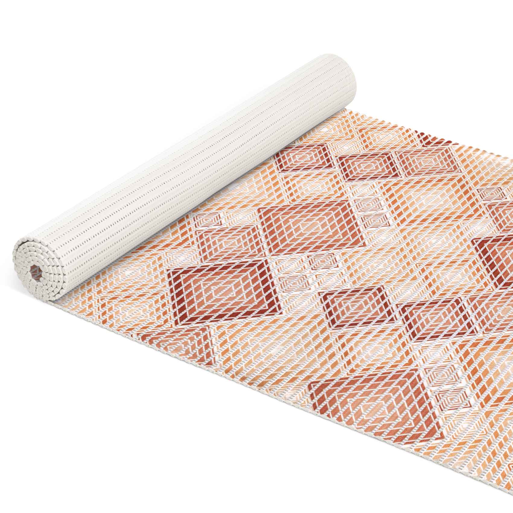Badematte Weichschaummatte Badvorleger Karo Braun Breite 65 cm Meterware – 100x65cm
