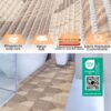 Weichschaummatte Badematte rutschfest Badvorleger Meterware Antirutschmatte 3D Holz Braun/Grau 65cm Breite