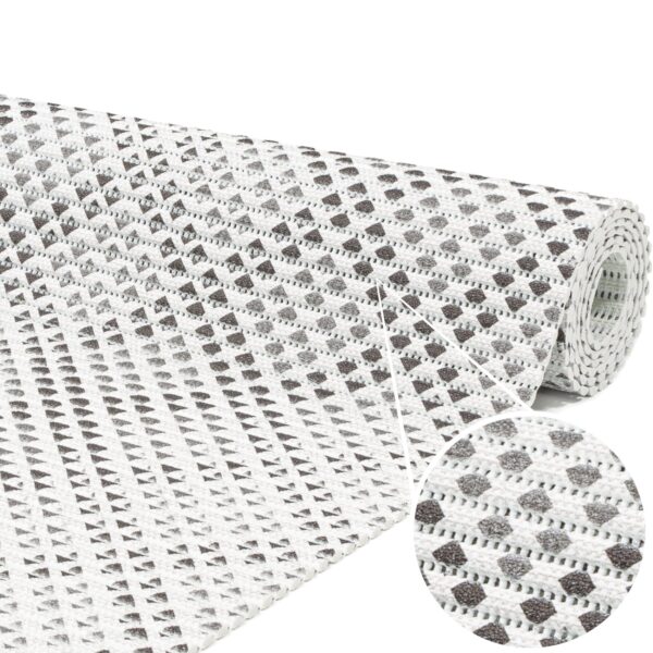 Weichschaummatte Badematte rutschfest Badvorleger Meterware Antirutschmatte Falschuni Blau/Braun/Grün/Grau 65cm Breite – Falschuni Grau, 100x65cm