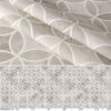 E43420B_20-1 Wachstuch Tischdecke abwaschbar Wachstuchtischdecke Kaleidoskop Grau abwaschbar – 100x140cm, Schnittkante
