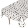 Wachstuch Tischdecke abwaschbar Wachstischdecke Meterware Mohnblumen SW Outdoor Tischdecke Gartentischdecke