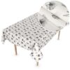 Wachstuch Tischdecke abwaschbar Wachstischdecke Meterware Mohnblumen SW Outdoor Tischdecke Gartentischdecke