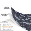 Wachstuch Tischdecke abwaschbar Wachstischdecke Meterware Pusteblume Blau Outdoor Tischdecke Gartentischdecke