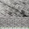 Wachstuch Tischdecke abwaschbar pflegeleicht Wachstuchtischdecke Modern Fliesenoptik Anthrazit