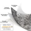 Wachstuch Tischdecke abwaschbar pflegeleicht Wachstuchtischdecke Modern Fliesenoptik Anthrazit
