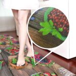 PVC Küchenteppich abwaschbar Läufer Beeren Vegan Früchte Mehrfarbig 50cm Breit