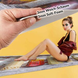 Teppichläufer Küchenläufer isolierend Boden Läufer abwaschbar Textil + PVC rutschfest Rustikal Krug Karaffe Kanne Mehrfarbig 50cm Breit