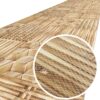 Teppich Küchenläufer Teppichläufer Läufer Flur abwischbar PVC Mirza Vimini Beige 48cm Breit – 100x48cm