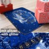Weihnachtsteppich Weihnachts Fußmatte Wohnzimmer Küche rutschfest Teppich Weihnachten Türmatte 50×80 cm – Merry Christmas