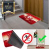 Weihnachtsteppich Weihnachts Fußmatte Wohnzimmer Küche rutschfest Teppich Weihnachten Türmatte 50×80 cm – Weihnachtsmann