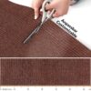 Teppichläufer Küchenläufer rutschfest abwischbar Teppich Wilson Braun 65cm Breit