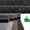 Läufer Flur Teppichläufer Sauberlaufmatte Schmutzfangmatte Fußmatte Eingang POET Breite 100cm Schwarz