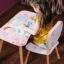 Kinder Stuhl und Tisch Set mit Motiv Little Fairy Rosa