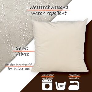 Dekokissen Samt Kissenbezug Sofakissen Dekokissen Kissenhülle mit / ohne Füllkissen 4 Größen
