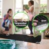 SMERSCHW_30-13 Schmutzfangmatte Fußmatte Teppich Läufer Flur Sauberlaufmatte, 500 × 100 cm, Schwarz – Ansicht 3