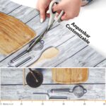 Küchenläufer waschbar Textil + PVC Küchenteppich rutschfest Sprinty Cucina New Mehrfarbig 50cm Breit
