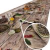 Küchenläufer waschbar Textil + PVC Küchenteppich rutschfest Sprinty Speziata Braun 50cm Breit